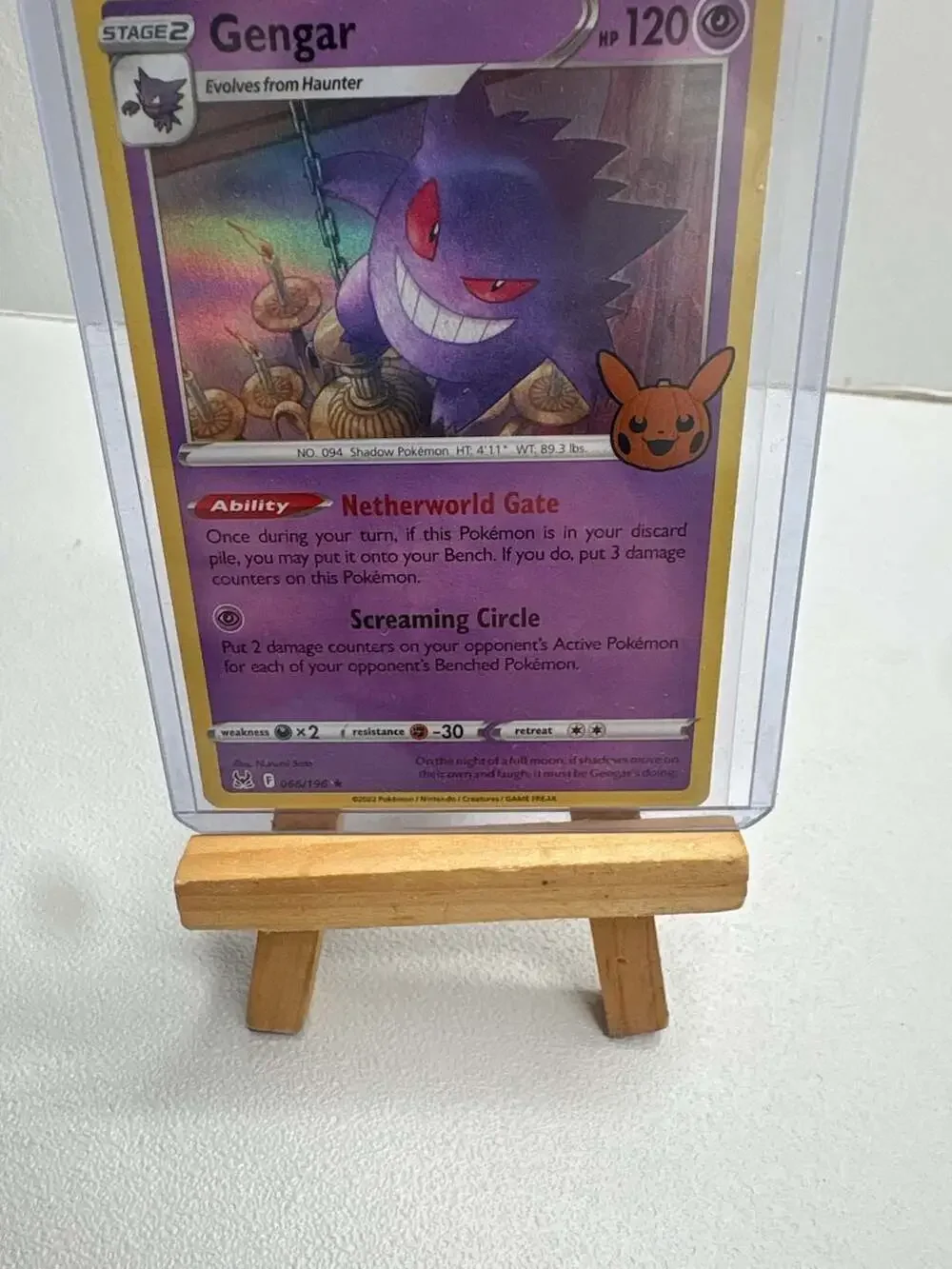 Gengar 066/196 Holo Rare - 2022 Pokemon Trick or Trade Halloween Set